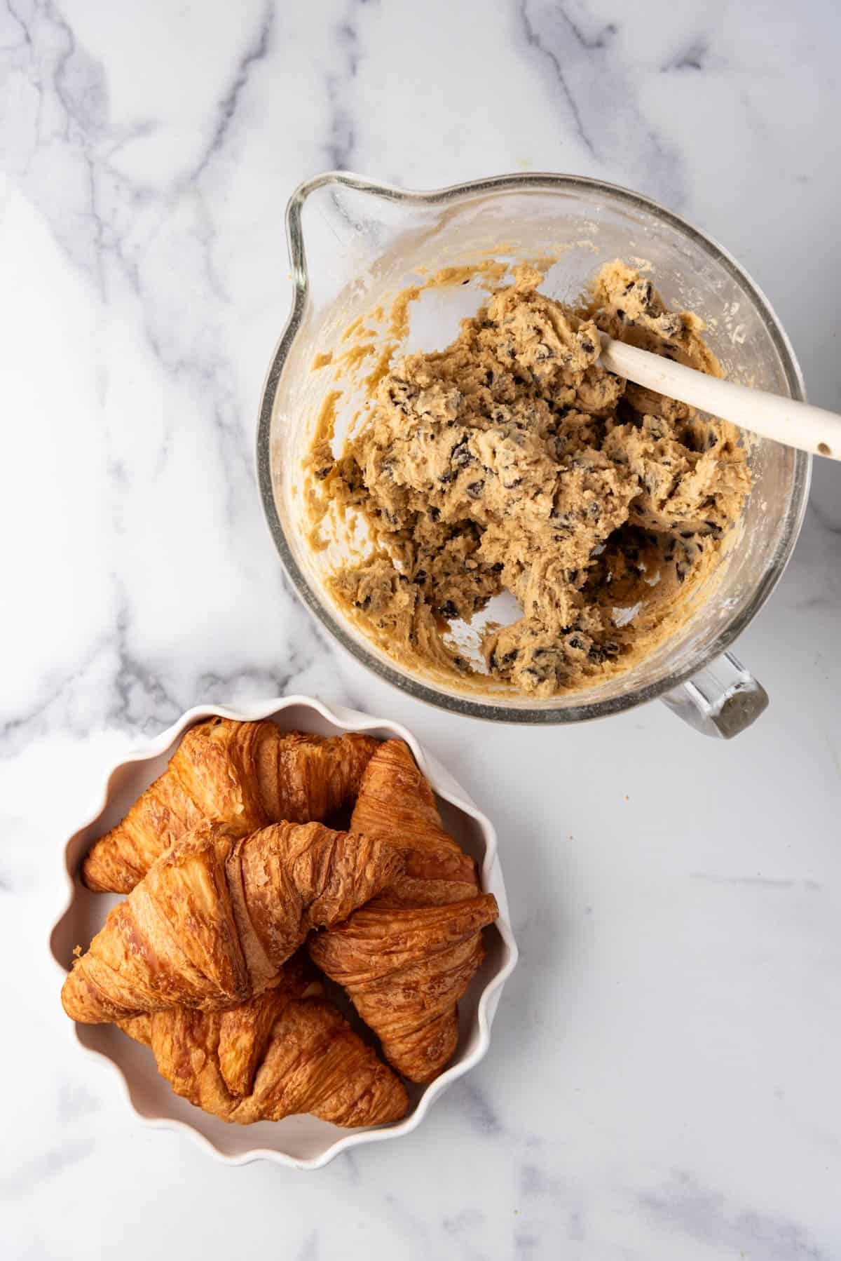 How to make cookie croissant