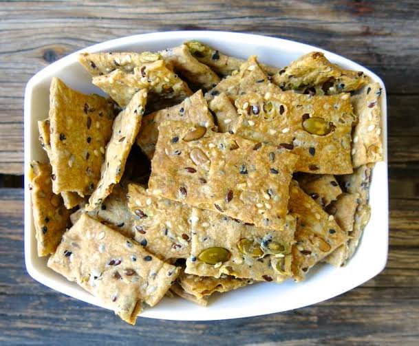 Super Healthy Seed Crackers